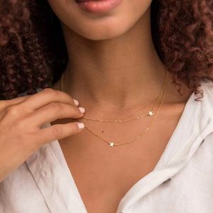 Jennifer Zeuner Star Double Necklace